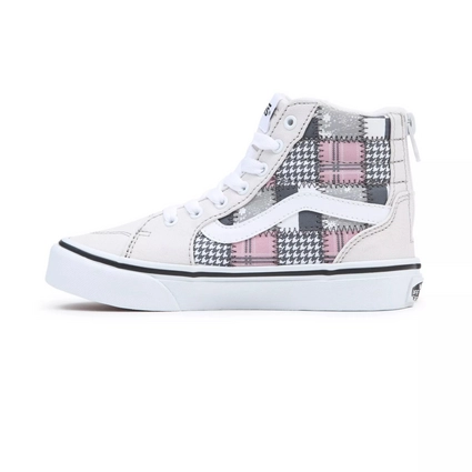 Baskets Vans Youth Filmore Hi Zip Patchwork Light Grey 4 Baskets Vans Youth Filmore Hi Zip Patchwork Light Grey – Image 4