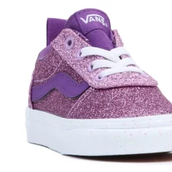 Baskets Vans Ward Slip On Glitter Toddler Sidewall Purple -Pas Cher Baskets Magasin VN0A5KY8PRP 6