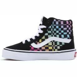 Baskets Vans Youth Filmore Hi Trippy Checkerboard Multi Black 8 Baskets Vans Youth Filmore Hi Trippy Checkerboard Multi Black -Pas Cher Baskets Magasin VN0A7Q54SKQ 2