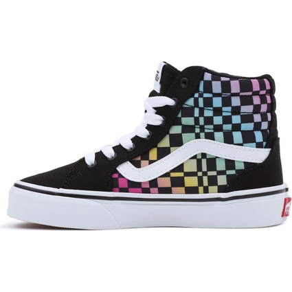 Baskets Vans Youth Filmore Hi Trippy Checkerboard Multi Black 4 Baskets Vans Youth Filmore Hi Trippy Checkerboard Multi Black – Image 4