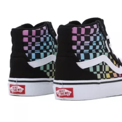 Baskets Vans Youth Filmore Hi Trippy Checkerboard Multi Black 9 Baskets Vans Youth Filmore Hi Trippy Checkerboard Multi Black -Pas Cher Baskets Magasin VN0A7Q54SKQ 4