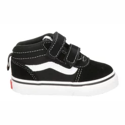 Baskets Vans Toddler Ward Mid V Suede Canvas Black White