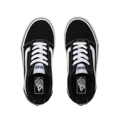 Vans Youth Ward Platform Canvas Noir Blanc -Pas Cher Baskets Magasin Ward20Platform20Canvas20Black20White 4