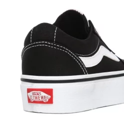 Vans Youth Ward Platform Canvas Noir Blanc -Pas Cher Baskets Magasin Ward20Platform20Canvas20Black20White 5