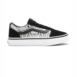 Vans Youth Ward Metallic Snake Noir Blanc