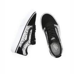 Vans Youth Ward Metallic Snake Noir Blanc -Pas Cher Baskets Magasin Youth20Ward20Metallic20Snake20Black20White 3