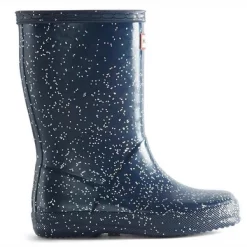 Bottes En Caoutchouc Hunter Little Kids First Classic Giant Glitter Valtameri Blue