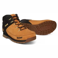 Timberland Euro Sprint Junior Wheat/Black -Pas Cher Baskets Magasin a1nju.3