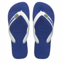 Tongs Havaianas Brasil Logo Marine Bleu Kids
