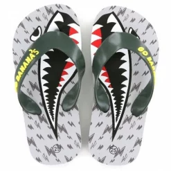 Tongues Go Banana's Boys Sharkattack Light Blue -Pas Cher Baskets Magasin go bananas sharkattack flip flops 5 124 2