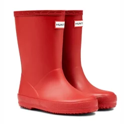 Bottes De Pluie Hunter Kids First Classic Military Rouge -Pas Cher Baskets Magasin r1 2